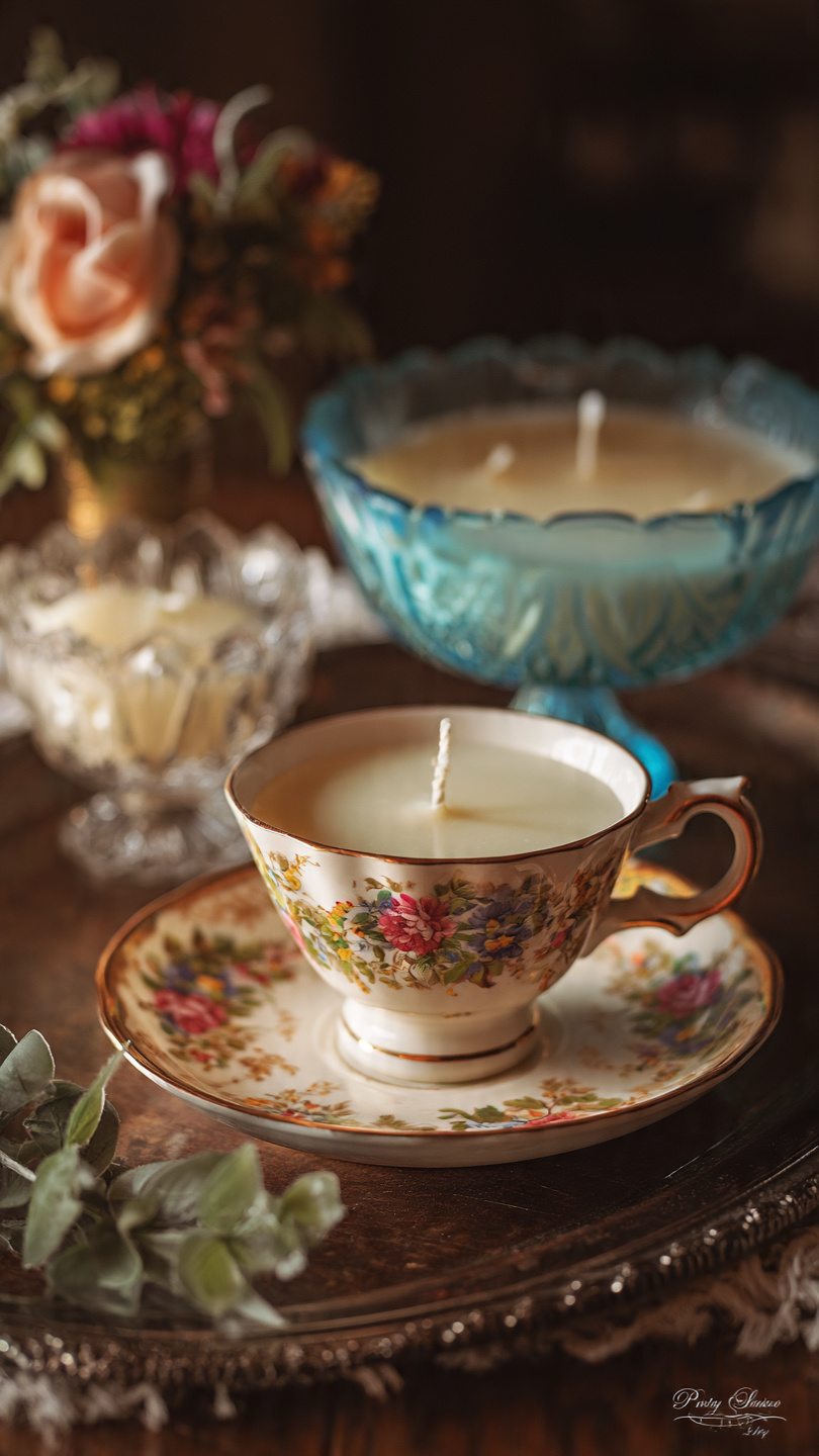 Can You Use Vintage or Thrifted Containers for Candles?